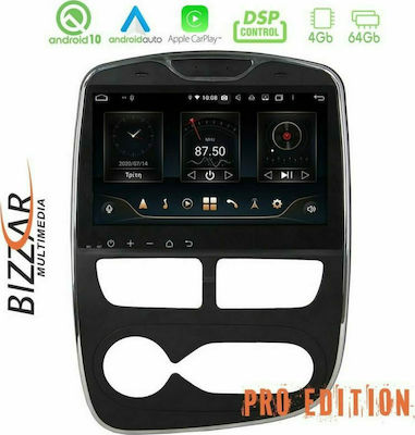 Bizzar U-BL-8C-RN95-PRO Ηχοσύστημα Αυτοκινήτου για Renault Clio με A/C (Bluetooth/USB/AUX/WiFi/GPS) με Οθόνη Αφής 10.1"