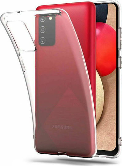 Hurtel Back Cover Σιλικόνης 0.5mm Διάφανο (Galaxy A02s)