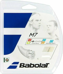 Babolat M7 Χορδή Τένις Λευκή 12m, Φ1.30mm