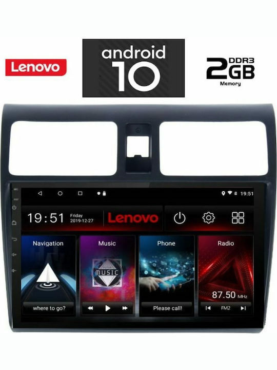Lenovo Sistem Audio Auto pentru Suzuki Rapid 2005-2011 (Bluetooth/USB/AUX/WiFi/GPS/Partitură) cu Ecran Tactil 10.1" IQ-AN X6934_GPS