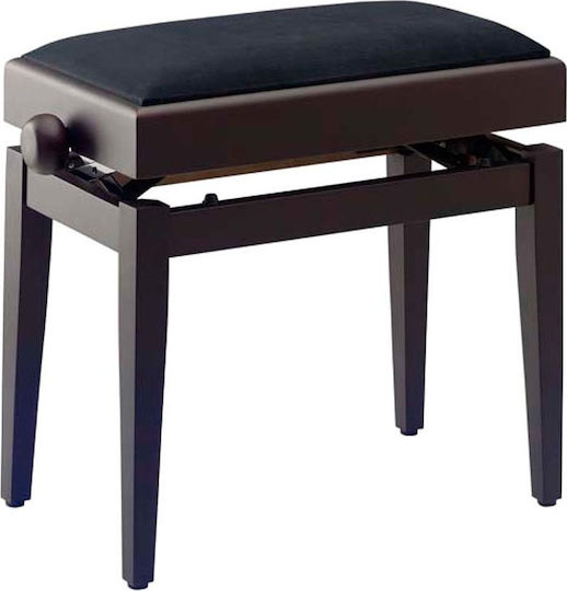 Stagg Σκαμπό Πιάνου Ρυθμιζόμενο Matt Rosewood Μ55xΠ32xΥ51-60cm