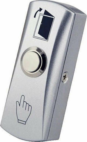 Tele Копче Изход с рамка в Сребрист цвят DPT-101
