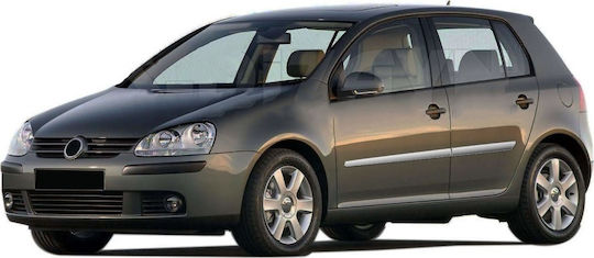 S-dizayn Защитни за Врати на кола Декоративна лента за вратите на Vw Golf 5 2004-2009 хром 4 броя 4бр Сребрист