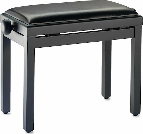 Stagg Adjustable Piano Bench Matt Black L55xW32xH49-57cm