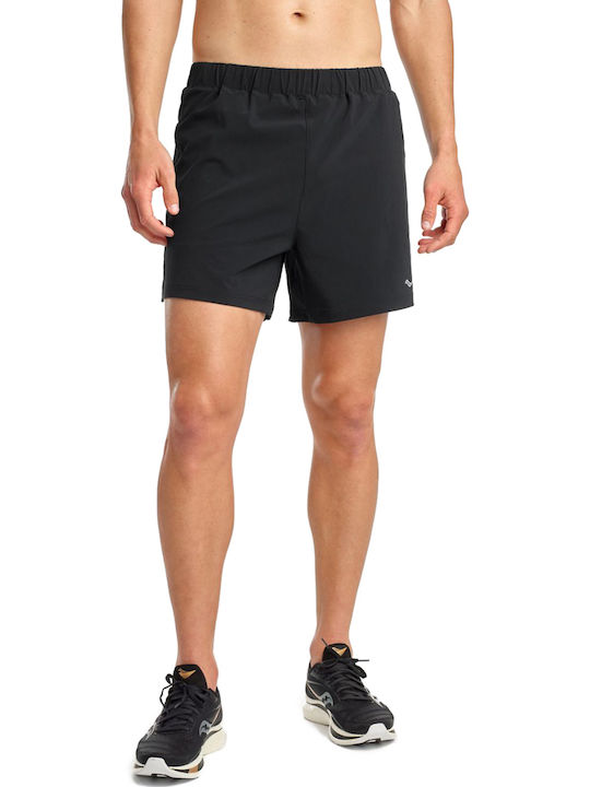 Saucony Road 5 Athletic Men's Shorts Black