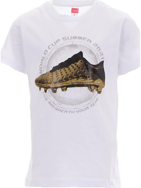 Joyce Kids' T-shirt White World Cup Summer