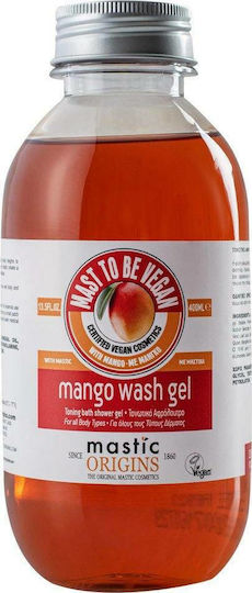 Mastic Origins Mango Waschgel Schaumbad in Gel & Duft Tropische Früchte 400ml