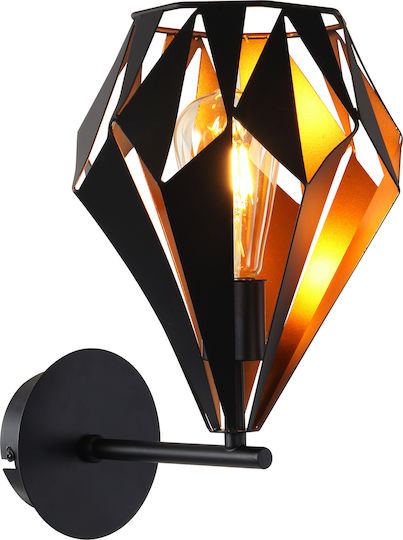 Artekko Lamp Wall Black 20.50x20.5x33cm Artekko Lamp Wall Black 20.50x20.5x33cm