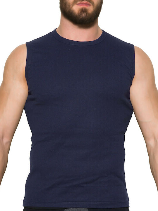 Apple Boxer Ανδρική Φανέλα Αμάνικη σε Navy Μπλε...