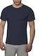 Walk Men's Short Sleeve Undershirt Navy Blue