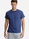 Walk Men's Short Sleeve Undershirt Blue