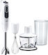 Braun MultiQuick 3 MQ 3135 WH Sauce Stabmixer mit Edelstahlstab 750W Weiß