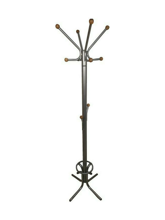 Epiplo-Fos Metallic Coat Rack with Umbrella Hol...