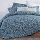 Nef-Nef Homeware Elvira Set Super Double Bed Sheets 240x270cm Blue