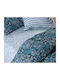 Nef-Nef Homeware Сет от чаршафи Супер-двойни 240x270см. Elvira Blue 4бр