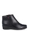 Pepe Menargues 20249 Leather Women's Ankle Boots Platform Black