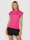 4F Damen Sportlich T-shirt Rosa