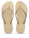 Slim Sparkle II Flip Flops Sand Grey