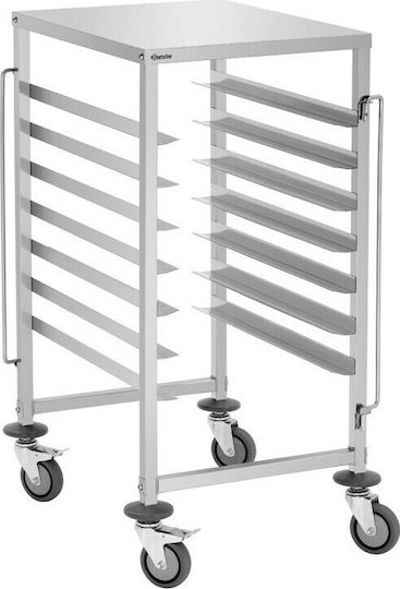 Bartscher Commercial Kitchen Food Cart for 7 Trays H101xW53.5xD68.5cm