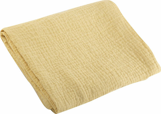 Nef-Nef Homeware Одеяло Детско легло Tenderness 100% памук Жълто 110x150см.
