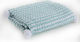 Nef-Nef Homeware Blanket Cot Sometime Cotton Light Blue 110x150cm