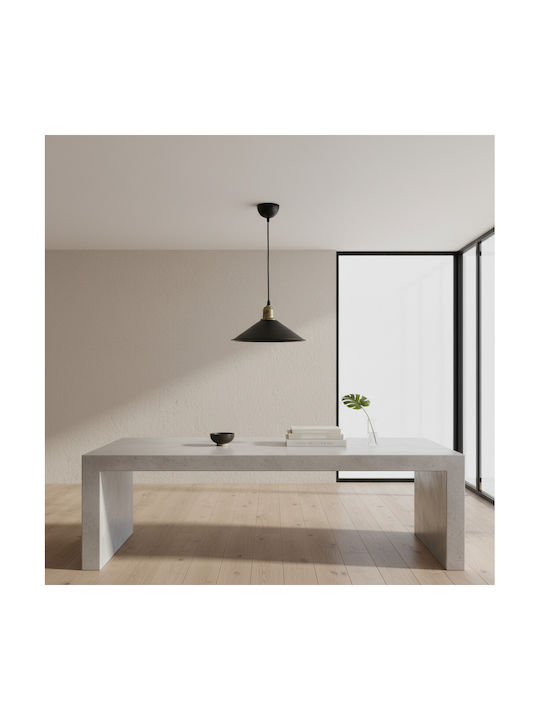 Pakketo PWL-0964 Pendant Light Black with Socket E27 30x62cm