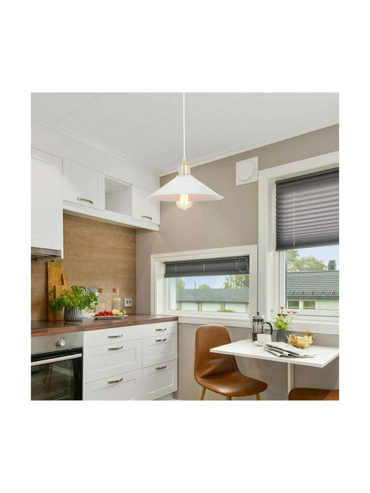 Pakketo PWL-0964 Pendant Light White with Socke...