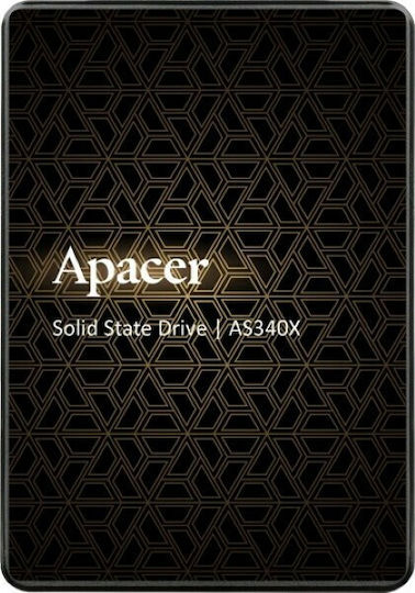 Apacer AS340X SSD 240GB τύπου 2.5'' με σύνδεση SATA III AP240GAS340XC-1