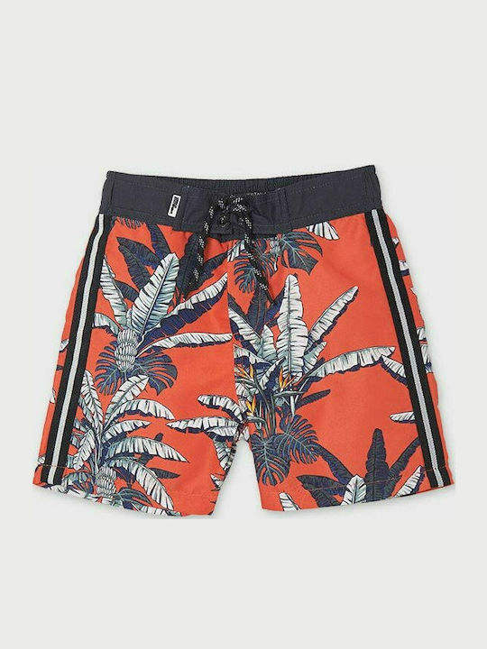 Mayoral Kids Swimwear Swim Shorts Orange