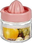 TnS Classic Juicer Lemon / Orange with Container made of Glass in Pink Color