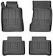 Frogum Set of Front and Rear Mats 4pcs Tray Type for Mercedes-Benz E Class 2002-2009 Black