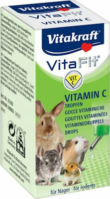 Vitakraft Tratează pentru Porc indian / Iepure / Hamster cu Vitamina C Vita Fit Vitamin C 10ml