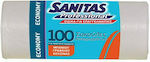 Sanitas Σακούλες Απορριμάτων 50x50cm 100τμχ Διάφανες