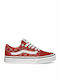 Vans Παιδικά Sneakers YT Ward Κόκκινα