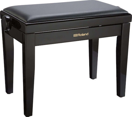 Roland Σκαμπό Πιάνου Ρυθμιζόμενο Polished Ebony Μ55xΠ33xΥ45.5-55.5cm