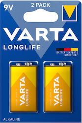 Varta LongLife 9V 2τμχ 45113