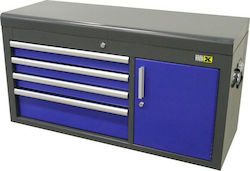 Toolbox4you Μεταλλικός Εργαλειοφόρος με 4 Συρτάρια και Ντουλάπι