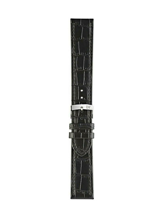 Morellato Juke Leather Strap Black 22mm