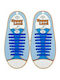 Silicone Shoe Laces Silicone Shoe Laces Blue Electric