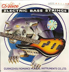 Alice Music Set Stahl Saiten für Bass Mittelgroß 45 - 105"