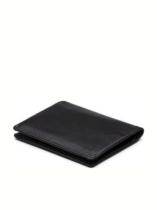 Slim Sleeve Leather Men's Wallet Black