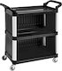 Delta Cleaning Commercial Kitchen Food Cart with 2 Levels H96xW102xD50cm