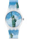 Swatch New York By Tadanori Men's Watch 34mm Battery with Rubber Strap