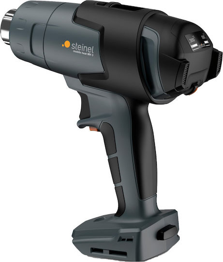 Steinel Mobile Heat MH3 Set Πιστόλι Θερμού Αέρα 18V 1x5.5Ah με Ρύθμιση Θερμοκρασίας εως και 500°C