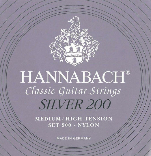 Hannabach 900 Silver 200 Μονή Χορδή Nylon Κλασικής Κιθάρας Medium/High Tension B2
