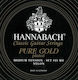 Hannabach 825 Pure Gold Plated Single Nylon Cla...