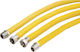 Thermogatz Furtun de Gaz cu Lungime 0.5m Yellow