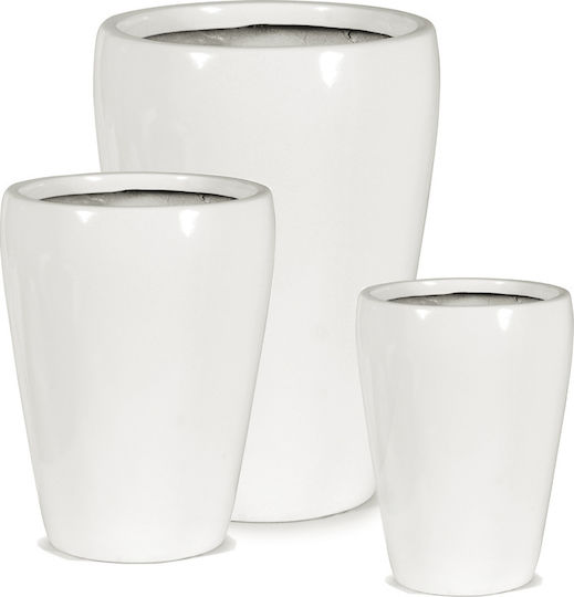 Lianos Каспо Фибростъкло Бяло 37.5x37.5x30см 3бр