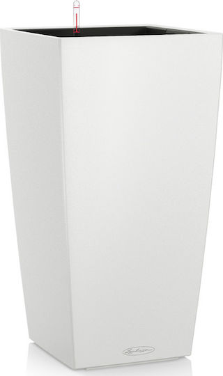 Lechuza Cubico Self-watering Pot Plastic 22x22x41cm.