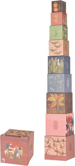 Egmont Pyramid Toy Pyramid 1.2.3 Jungle made of Wood